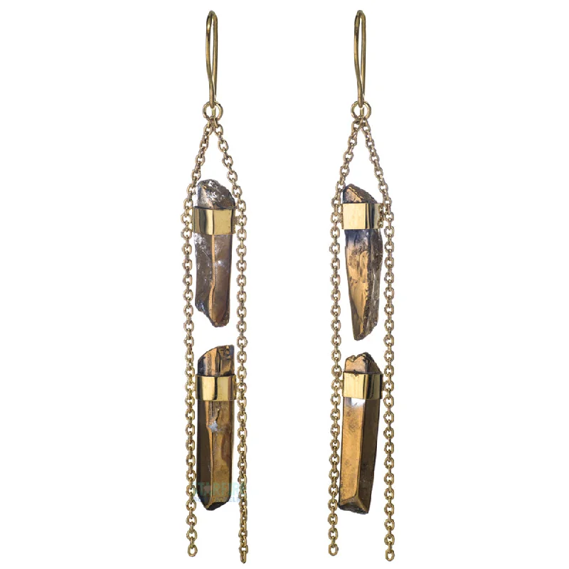 Travel Drop Earrings for On-The-Go-"2 Chainz" Crystal Drop Earrings