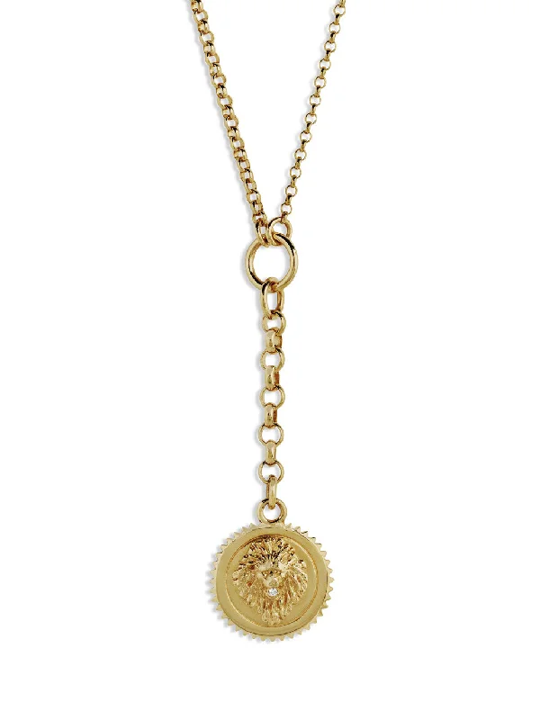 Layered necklaces and pendants for a trendy, stylish, and fashionable look -Baby Strength Small Mixed Belcher Yellow Gold Necklace