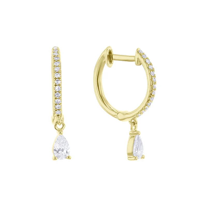 Fashion Drop Earrings for Trendy-Diamond Falls Drop Earrings