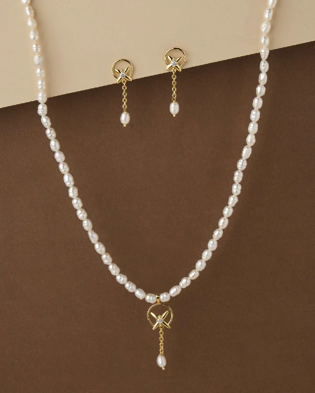 Infinity necklaces and pendants with elegant, meaningful designs for a symbolic accessory -Elegant Pearl Necklace Set