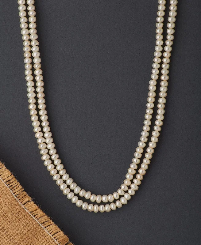 Multi-layered necklaces and pendants with different lengths for a trendy fashion statement -Elegant Real Pearl Necklace