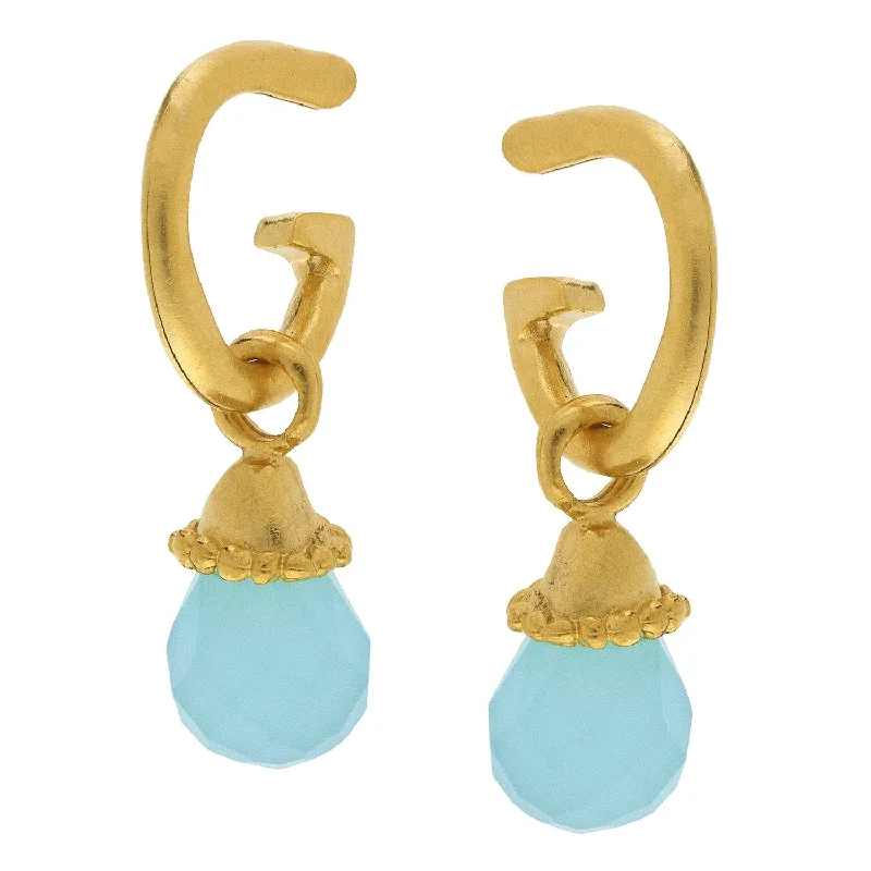 Vintage Drop Earrings for Nostalgic-Gigi Drop Earrings