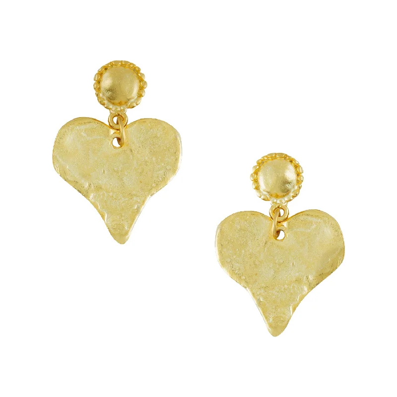 Citrine Drop Earrings for Cheerful-Heart Drop Earrings