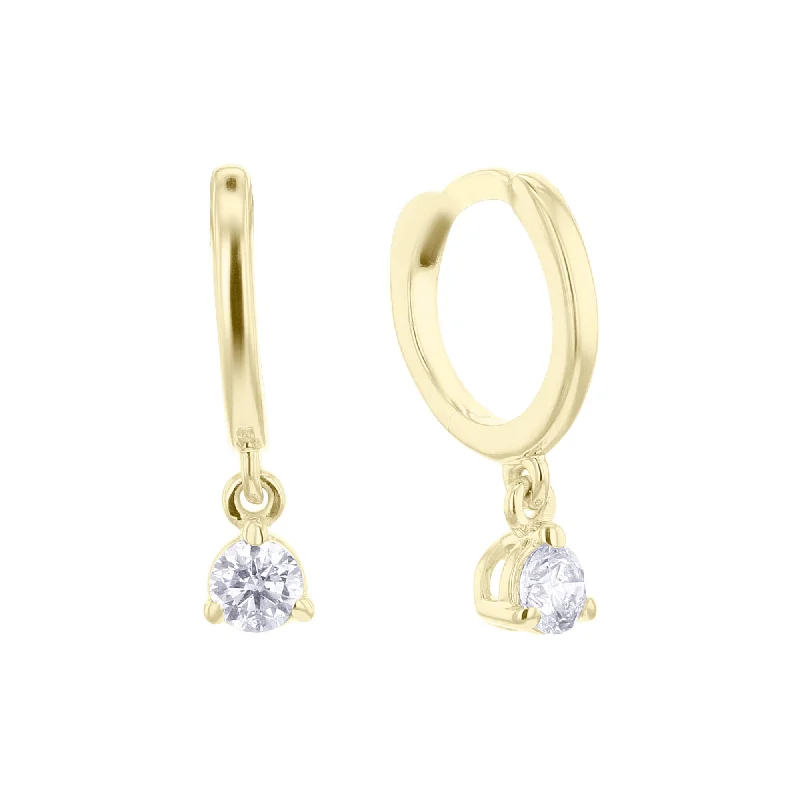 Maximalist Drop Earrings for Bold-Pure Elegance Diamond Drop Earrings 1/2ct