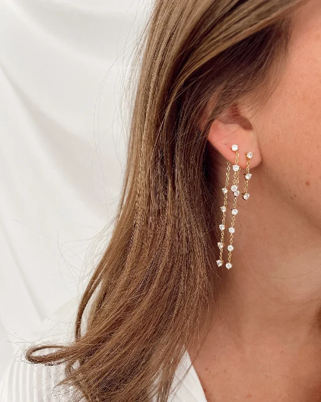 Formal Drop Earrings for Special-Sparkle Drop Earrings