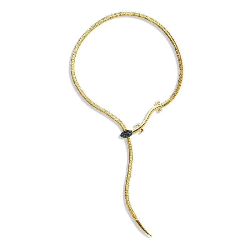 Geometric pendant necklaces for modern, artistic designs with clean lines and shapes -ORIGIN Lariat Necklace