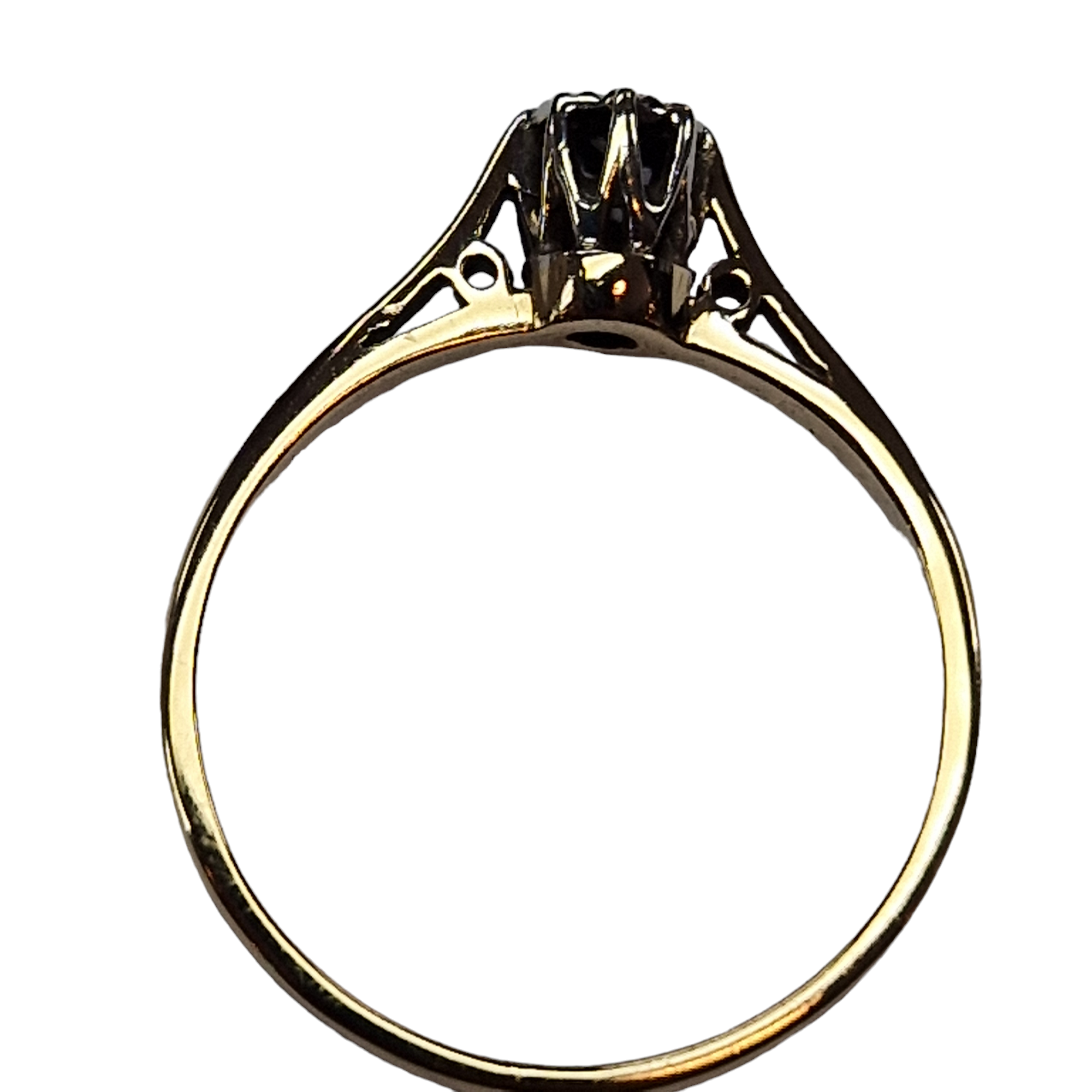 Glamorous rings showcasing brilliant oversized diamond stones -9CT GOLD DIAMOND RING SIZE P 1.70G PRESTON STORE