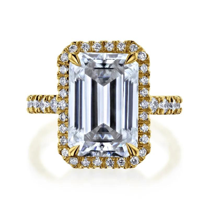 Subtle rings ideal for quiet everyday elegance -Kobelli Grown - Eloise Bold Series Lab Diamond Ring