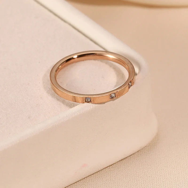 Subtle rings ideal for quiet everyday elegance -Wholesale Stainless Steel Rings