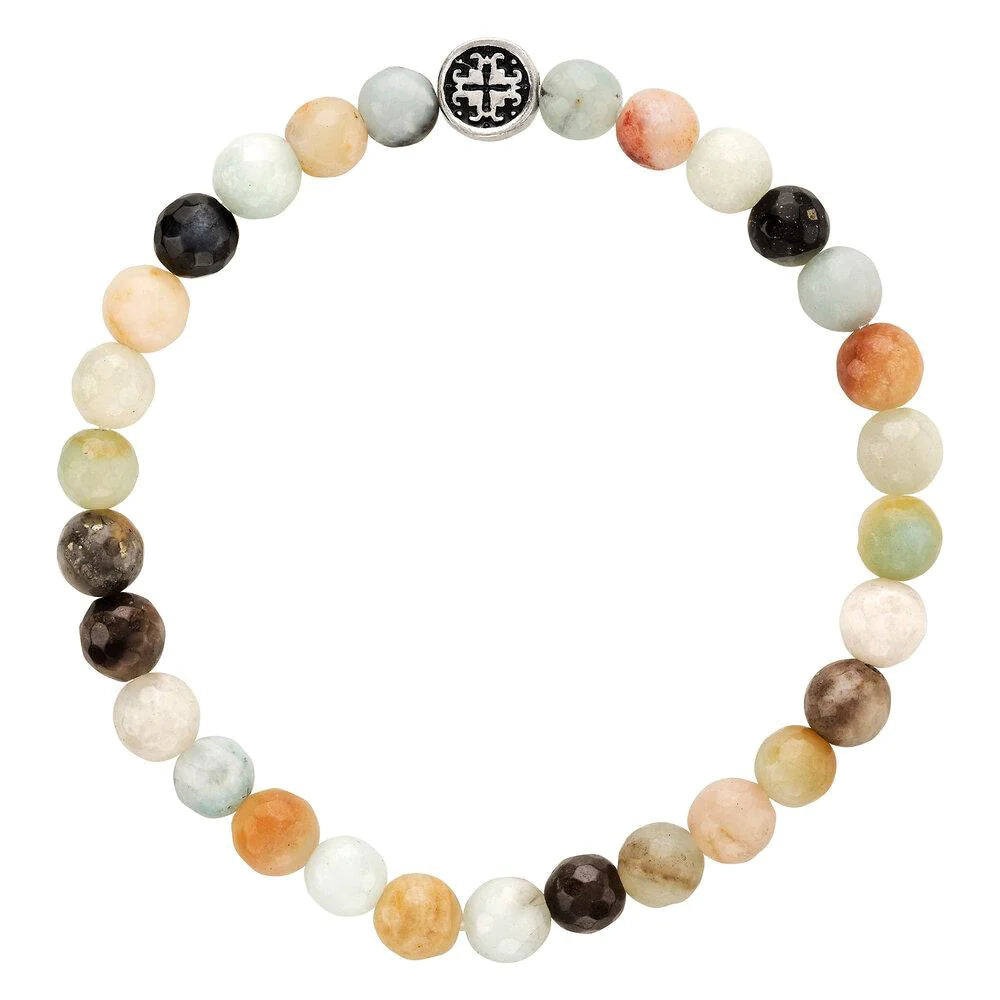 Gem-packed bracelets and bangles for colorful dazzle -Amazonite Multicolor Bracelet by Mala + Mantra