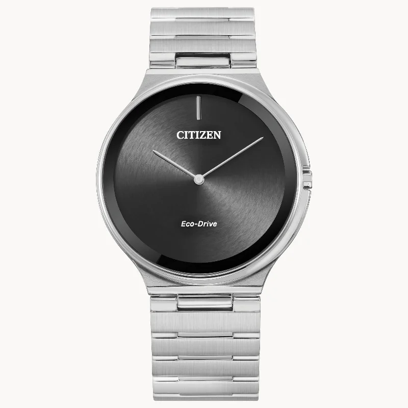 Sleek bracelets and bangles perfect for modern wrist style -Citizen Stiletto Silver-Tone Dial and Stainless Steel Bracelet