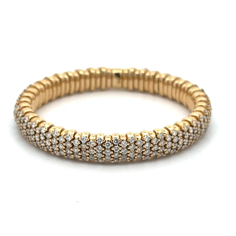 Thin bracelets and bangles ideal for delicate wrists -Diamond Stretch Bracelet