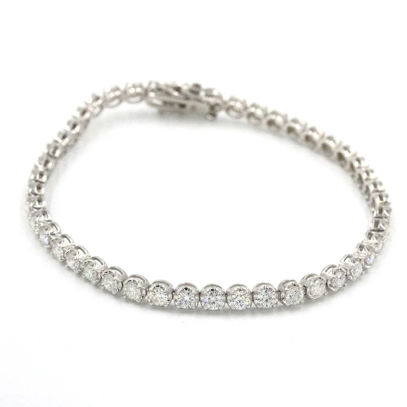 Striking bracelets and bangles with bold stone accents -Diamond Tennis Bracelet