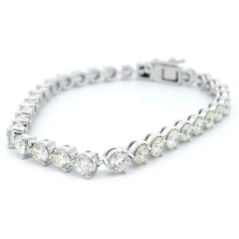 Bracelets and bangles featuring black diamonds for edge -Diamond Tennis Bracelet