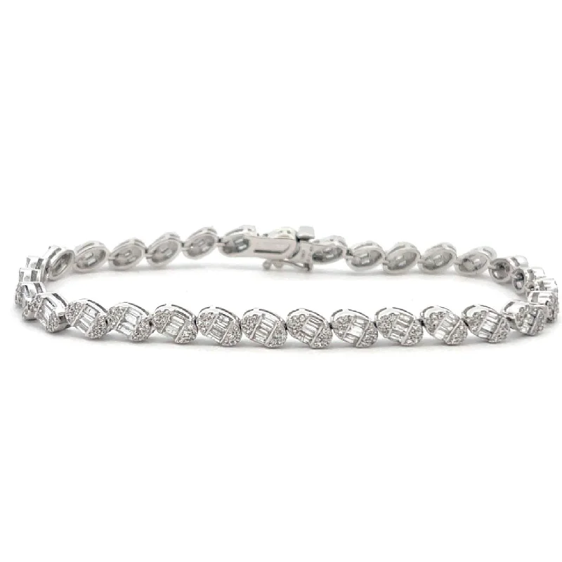 Month bracelets and bangles for personal stone picks -Diamond Tennis Bracelet