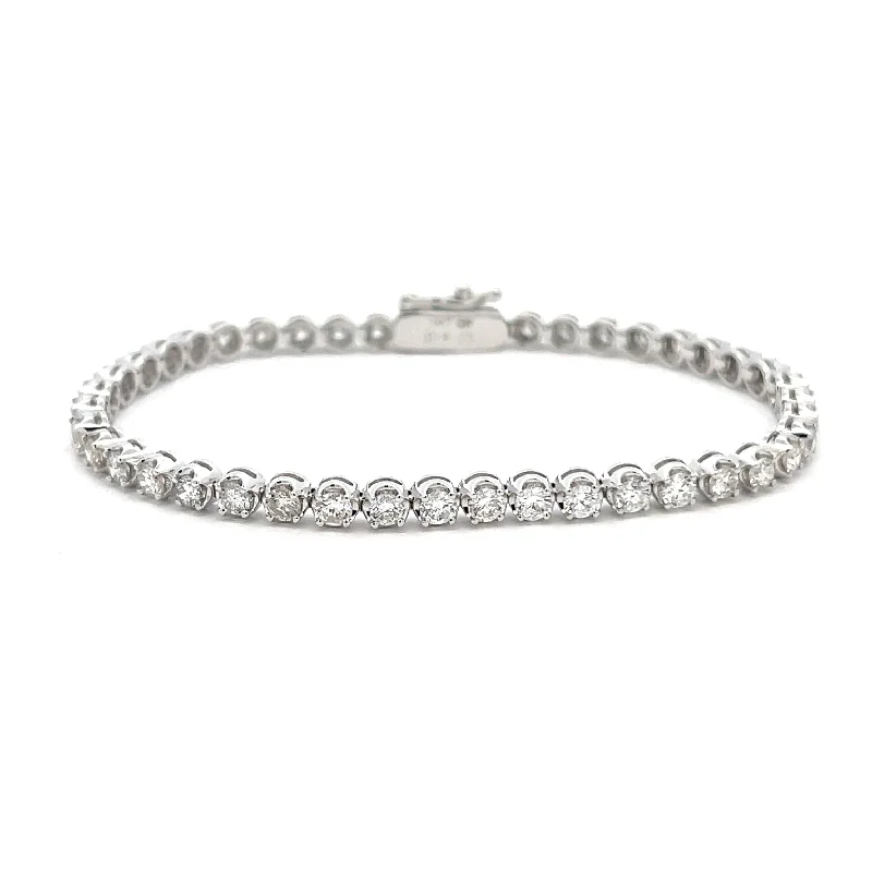 Bracelets and bangles inspired by ocean stone vibes -Diamond Tennis Bracelet