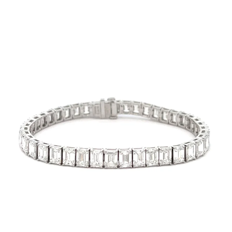 Airy bracelets and bangles for all-day wrist ease -Diamond Tennis Bracelet