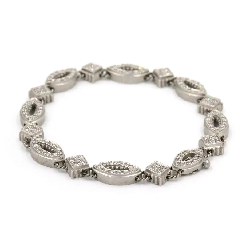 Chunky bracelets and bangles for big wrist impact -Doris Panos Diamond Bracelet