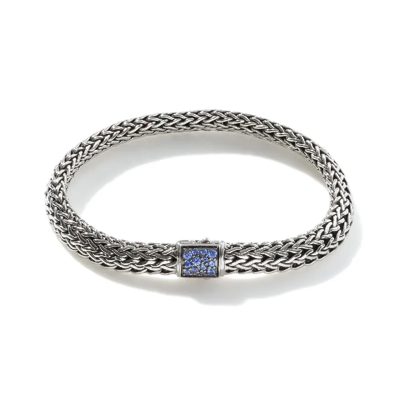 Drop bracelets and bangles with long stone charms -John Hardy Icon Pavé Bracelet