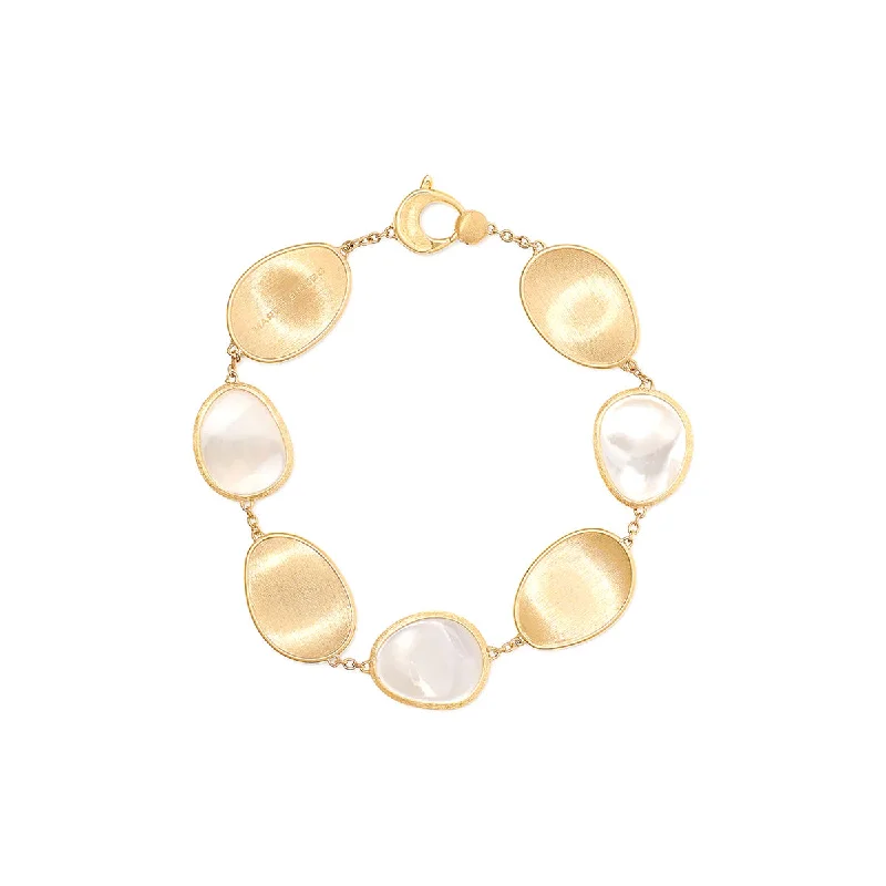 Bracelets and bangles with retro stone settings -Marco Bicego Lunaria Mother of Pearl Bracelet