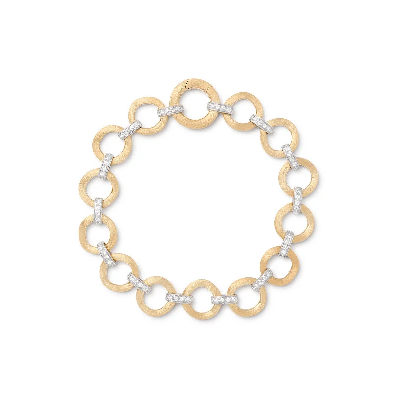 Bracelets and bangles perfect for mixing with others -Marco Bicego Jaipur Flat Link Diamond Bracelet