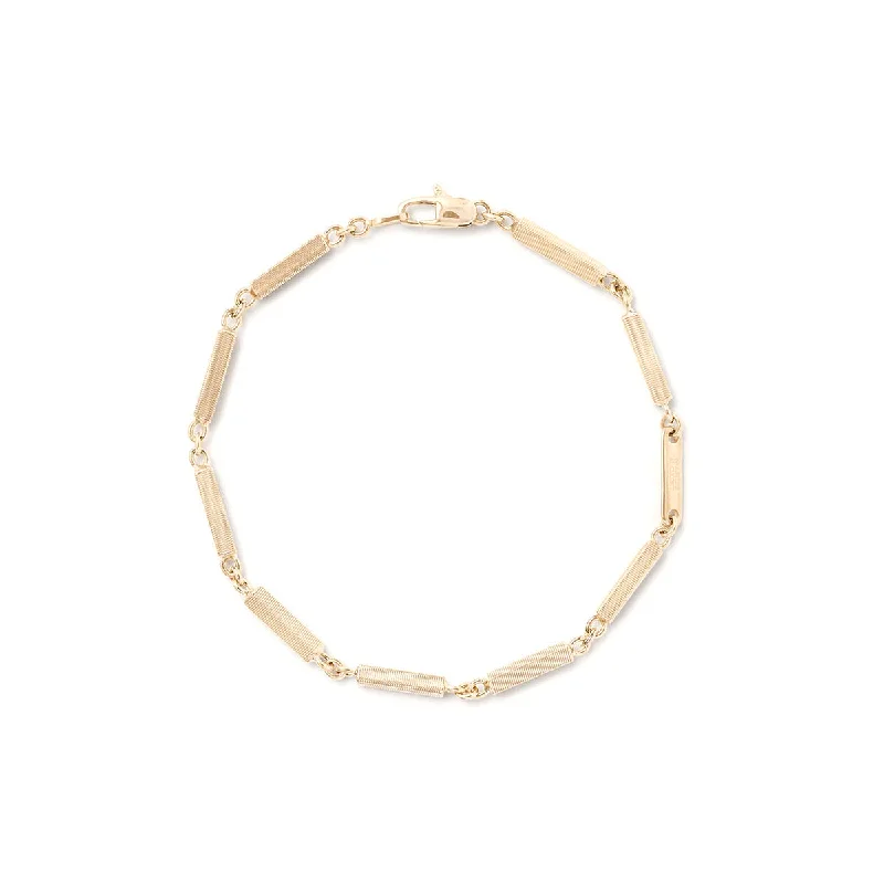 Bracelets and bangles with pave gems for sparkle -Marco Bicego Uomo Unisex Coil Chain Bracelet