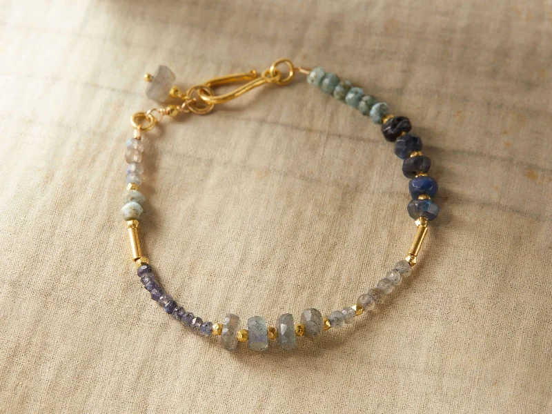 Thin bracelets and bangles ideal for delicate wrists -Marisol Labradorite Bracelet