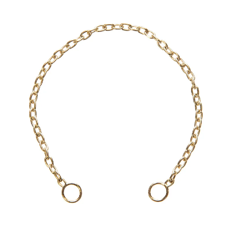 Heart bracelets and bangles for sweet wrist gestures -Marla Aaron 14K Gold Pulley Chain Bracelet